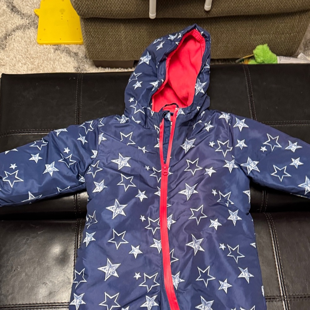 Kids ski suit with stars